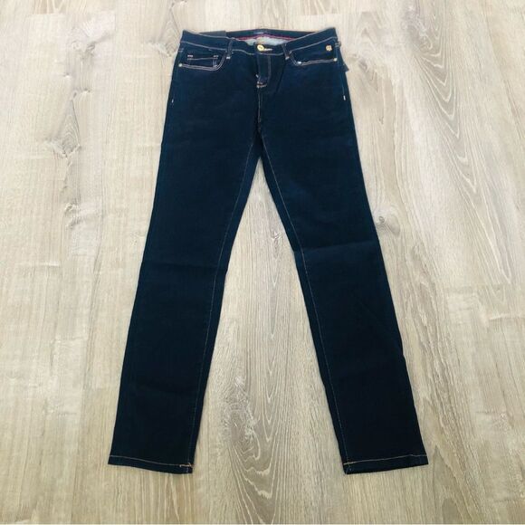 NWT Tommy Hilfiger Greenwich Skinny Midrise Stretch Blue Jeans Womens Size 6 - Picture 4 of 11